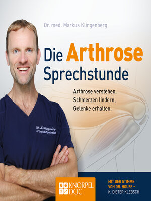 cover image of Die Arthrose Sprechstunde (Ungekürzt)